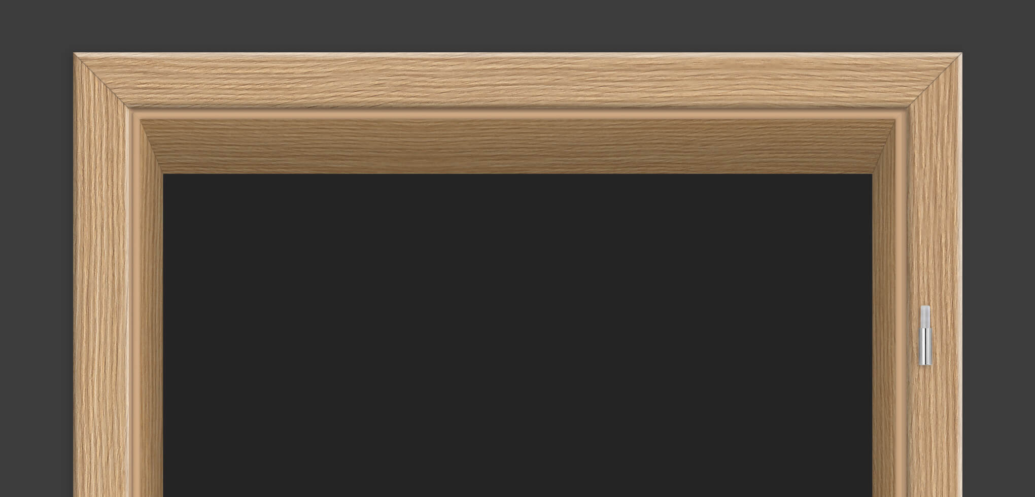 Zargen mit Rundkante. In Holzdesigns mit CPL-Oberfläche – viele mit einer spürbaren Holzmaserung veredelt.